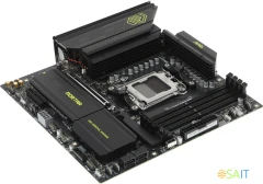 Материнская плата MSI MAG B850M MORTAR WIFI SocketAM5 AMD B850 4xDDR5 mATX AC`97 8ch(7.1) 5Gigabit RAID+HDMI