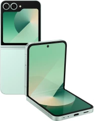 Смартфон Samsung SM-F741B Galaxy Z Flip 6 256Gb 12Gb мятный раскладной 3G 4G 1Sim 6.7" 1080x2640 Android 14 50Mpix 802.11 a/b/g/n/ac/ax NFC GPS GSM900/1800 GSM1900 Protect