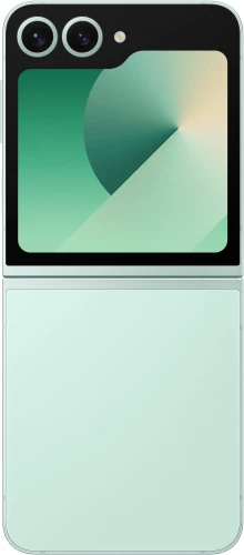 Смартфон Samsung SM-F741B Galaxy Z Flip 6 256Gb 12Gb мятный раскладной 3G 4G 1Sim 6.7" 1080x2640 Android 14 50Mpix 802.11 a/b/g/n/ac/ax NFC GPS GSM900/1800 GSM1900 Protect