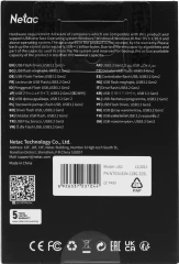 Флеш Диск Netac 128GB US2 NT03US2N-128G-32SL USB3.1 черный/серебристый