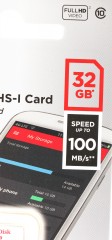 Флеш карта microSDHC 32GB Sandisk SDSQUNR-032G-GN3MN Ultra w/o adapter