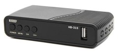 Ресивер DVB-T2 Сигнал Эфир HD-215 черный