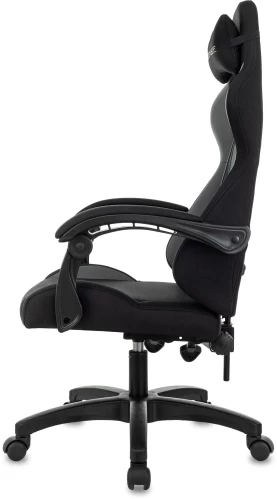 Кресло игровое Zombie Void черный/серый с подголов. крестов. пластик