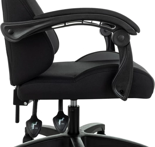 Кресло игровое Zombie Void черный/серый с подголов. крестов. пластик