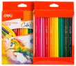Карандаши цв. Deli EC00330 ColoRun трехгран. тополь 36цв. коробка/европод. (36шт)
