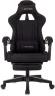 Кресло игровое Zombie Shadow черный Neo Black с подголов. крестов. пластик подст.для ног пластик черный
