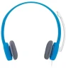 Наушники с микрофоном Logitech H150 синий/белый 1.8м накладные оголовье (981-000454)