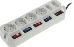 Сетевой фильтр Most ARG 5м (6 розеток) белый (коробка)