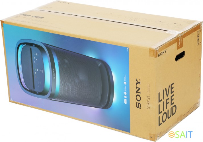 Минисистема Sony SRS-XV900 черный 100Вт USB BT