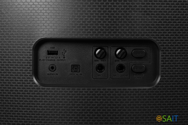 Минисистема Sony SRS-XV900 черный 100Вт USB BT