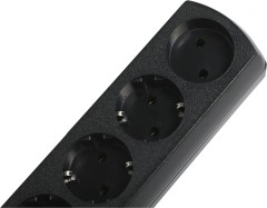 Сетевой фильтр Most H6 5м (6 розеток) черный (коробка)