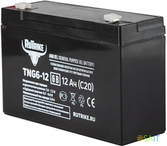 Батарея для ИБП Rutrike TNG6-12 6В 12Ач