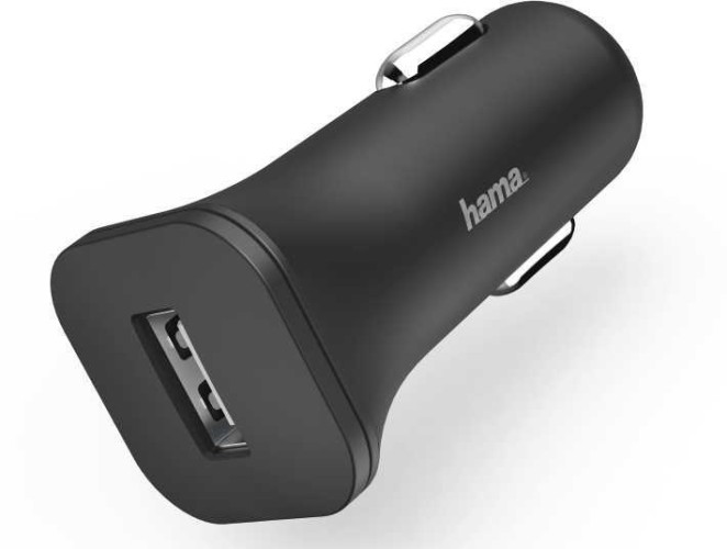 Автомобильное зар./устр. Hama H-183261 1.2A USB универсальное черный (00183261)