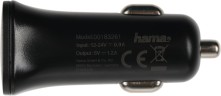 Автомобильное зар./устр. Hama H-183261 1.2A USB универсальное черный (00183261)