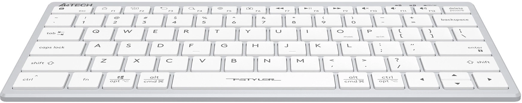 Клавиатура A4Tech Fstyler FX51 белый USB slim Multimedia (FX51 WHITE)