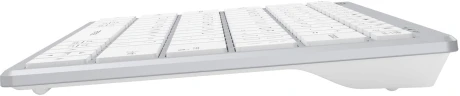 Клавиатура A4Tech Fstyler FX51 белый USB slim Multimedia (FX51 WHITE)