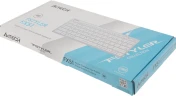 Клавиатура A4Tech Fstyler FX51 белый USB slim Multimedia (FX51 WHITE)