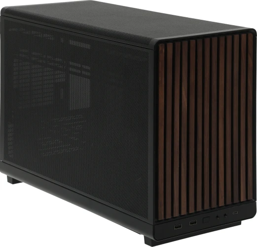 Корпус Lian-Li A3 Wood черный без БП mATX 10x120mm 2x140mm 2xUSB3.0 1xUSB3.1 audio bott PSU