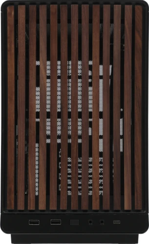 Корпус Lian-Li A3 Wood черный без БП mATX 10x120mm 2x140mm 2xUSB3.0 1xUSB3.1 audio bott PSU