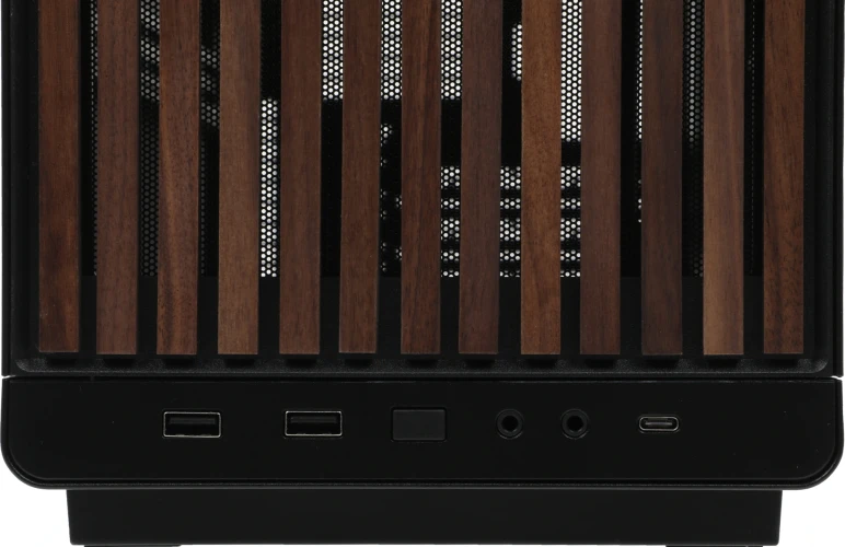 Корпус Lian-Li A3 Wood черный без БП mATX 10x120mm 2x140mm 2xUSB3.0 1xUSB3.1 audio bott PSU