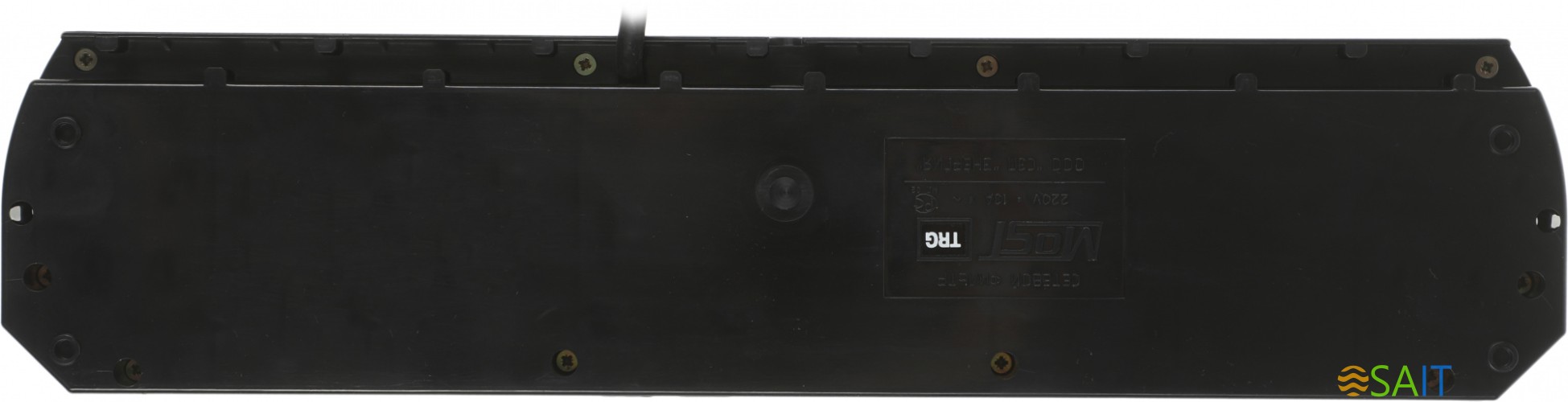 Сетевой фильтр Most TRG 5м (10 розеток) черный (коробка)