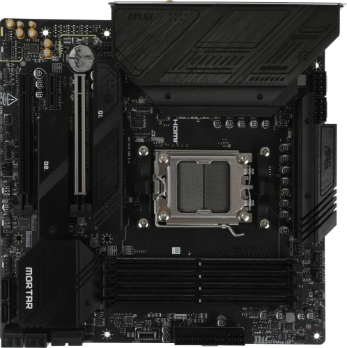 Материнская плата MSI MAG B650M MORTAR WIFI Socket AM5 AMD B650 4xDDR5 mATX AC`97 8ch(7.1) 2.5Gg RAID+VGA+HDMI+DP