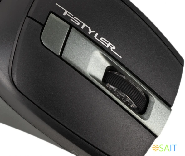 Мышь A4Tech Fstyler FB35 зеленый/черный оптическая 2000dpi беспров. BT/Radio USB для ноутбука 6but (FB35 MIDLIGHT GREEN)