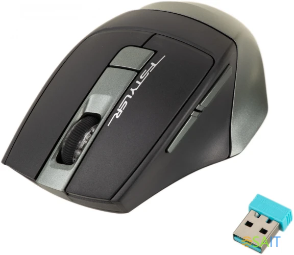 Мышь A4Tech Fstyler FB35 зеленый/черный оптическая 2000dpi беспров. BT/Radio USB для ноутбука 6but (FB35 MIDLIGHT GREEN)
