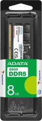 Память DDR5 8GB 5600MHz A-Data AD5S56008G-S RTL PC5-44800 CL46 SO-DIMM 262-pin 1.1В single rank Ret