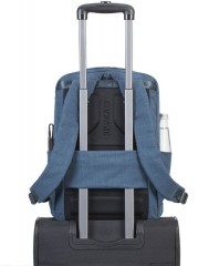 Рюкзак для ноутбука 17.3" Riva 8365 синий полиэстер женский дизайн (8365 BLUE)