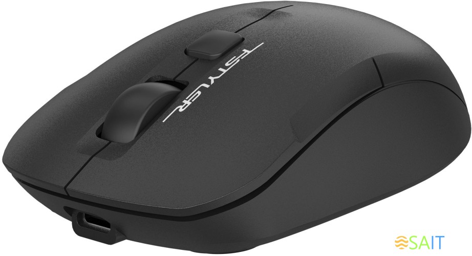 Мышь A4Tech Fstyler FG16C Air черный оптическая 2000dpi беспров. USB для ноутбука 4but (FG16C AIR BLACK)