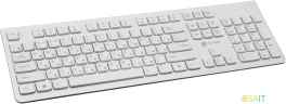 Клавиатура Оклик 505M белый USB slim