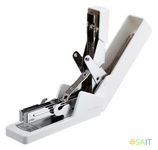 Степлер Deli ENS081WHITE Nusign 24/6 26/6 (25листов) белый 100скоб коробка