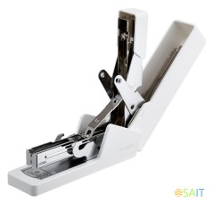 Степлер Deli ENS081WHITE Nusign 24/6 26/6 (25листов) белый 100скоб коробка