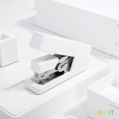 Степлер Deli ENS081WHITE Nusign 24/6 26/6 (25листов) белый 100скоб коробка