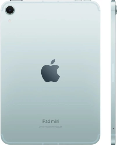 Планшет Apple iPad mini 2024 A2995 A17 Pro 6С RAM8Gb ROM128Gb 8.3" IPS 2266x1488 5G eSIM iOS голубой 12Mpix 12Mpix BT WiFi 9hr