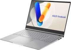 Ноутбук Asus VivoBook S15 OLED M5506NA-MA013 Ryzen 5 7535HS 16Gb SSD1Tb AMD Radeon 15.6&quot; OLED 3K (2880x1620) noOS silver WiFi BT Cam (90NB14D3-M004S0)