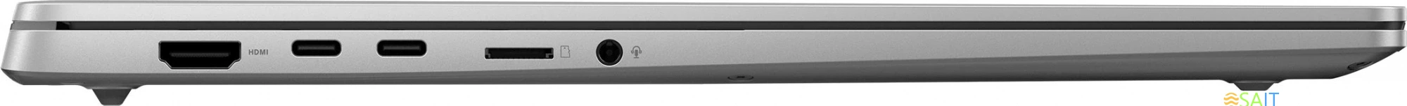 Ноутбук Asus VivoBook S15 OLED M5506NA-MA013 Ryzen 5 7535HS 16Gb SSD1Tb AMD Radeon 15.6" OLED 3K (2880x1620) noOS silver WiFi BT Cam (90NB14D3-M004S0)