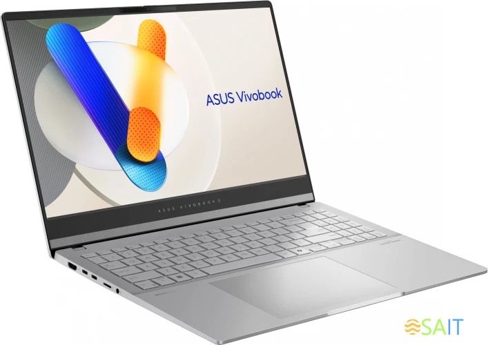 Ноутбук Asus VivoBook S15 OLED M5506NA-MA013 Ryzen 5 7535HS 16Gb SSD1Tb AMD Radeon 15.6" OLED 3K (2880x1620) noOS silver WiFi BT Cam (90NB14D3-M004S0)
