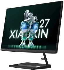 Моноблок Lenovo XiaoXin 27" Full HD i5 12450H (2) 16Gb SSD512Gb UHDG Windows 11 trial (для ознакомления) Professional GbitEth WiFi BT 90W клавиатура мышь Cam черный 1920x1080