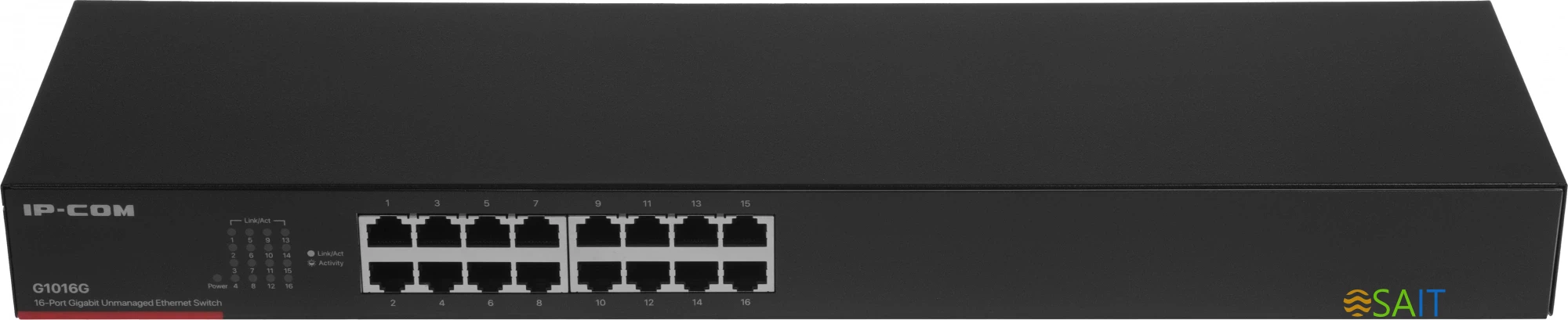 Коммутатор IP-Com G1016G (L2) 16x1Гбит/с неуправляемый