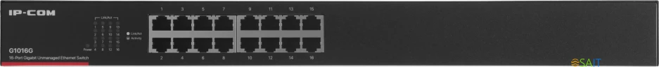 Коммутатор IP-Com G1016G (L2) 16x1Гбит/с неуправляемый