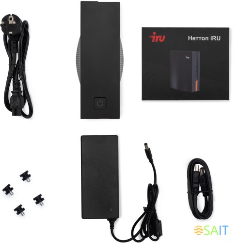 Неттоп IRU 515ALC i5 12450H (2) 16Gb SSD512Gb UHDG Windows 11 Professional GbitEth WiFi BT 120W черный (1975490)