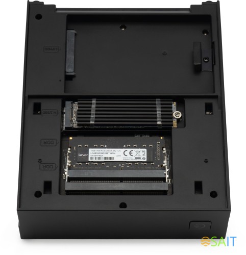 Неттоп IRU 515ALC i5 12450H (2) 16Gb SSD512Gb UHDG Windows 11 Professional GbitEth WiFi BT 120W черный (1975490)