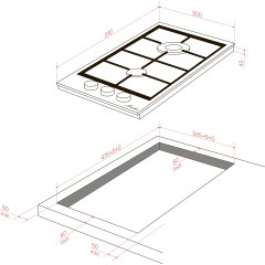 Варочная поверхность MONSHER MONSHER MGG 33 Noir