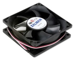 Вентилятор для корпуса Zalman ZM-F1 Plus (SF) 80х80x25 черный 3-pin 23дБ Ret