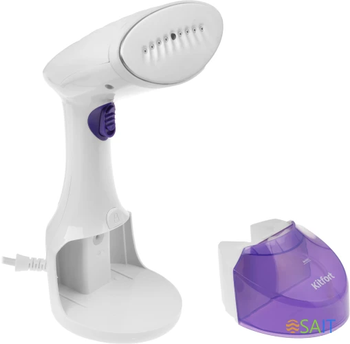 Отпариватель ручной Kitfort КТ-9206 1200Вт белый/фиолетовый
