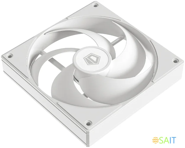 Вентилятор для корпуса ID-Cooling AS-140-W Duet 140х140x25 белый 4-pin 24.9дБ (упак.:2шт) Ret