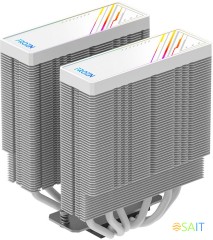 Устройство охлаждения(кулер) ID-Cooling Frozn A620 ARGB Soc-AM5/AM4/1200/1700/1851 белый 4-pin 29.9dB Al+Cu 270W 1200gr Ret (FROZN A620 ARGB WHITE)