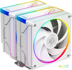 Устройство охлаждения(кулер) ID-Cooling Frozn A620 ARGB Soc-AM5/AM4/1200/1700/1851 белый 4-pin 29.9dB Al+Cu 270W 1200gr Ret (FROZN A620 ARGB WHITE)